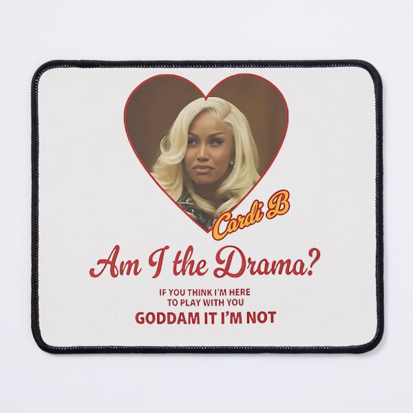Item preview, Am I the Drama? Funny Sassy Quote – Attitude and Confidence Art designed and sold by dianadouri.