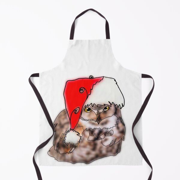 Item preview, Grumpy Owl Wearing Santa Hat – animalzinhats designed and sold by Ashley’sAnimalz.