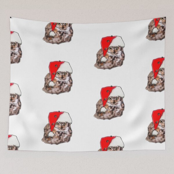 Item preview, Grumpy Owl Wearing Santa Hat – animalzinhats designed and sold by Ashley’sAnimalz.
