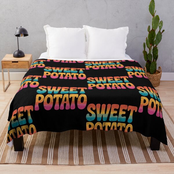 Item preview, Sweet Potato Grouchy Potato, Funny Sweet Potato Cute Retro Typography designed and sold by BLZART.