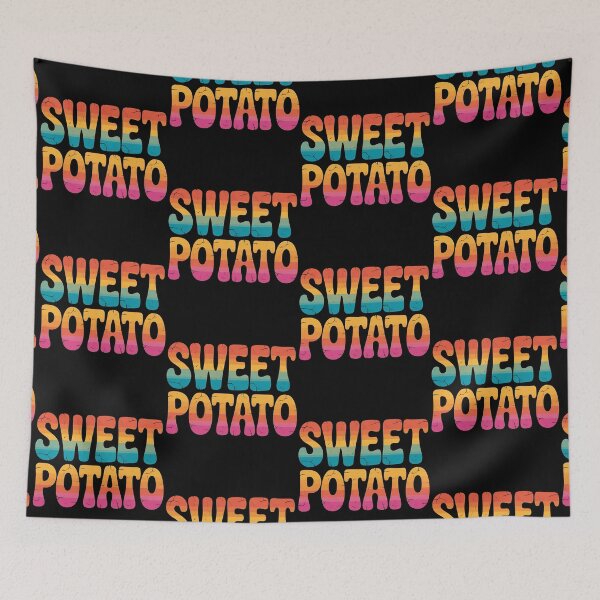 Item preview, Sweet Potato Grouchy Potato, Funny Sweet Potato Cute Retro Typography designed and sold by BLZART.