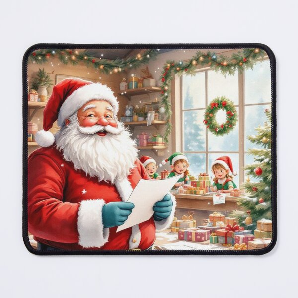Item preview, Santa, check the list designed and sold by jefboutique6150.