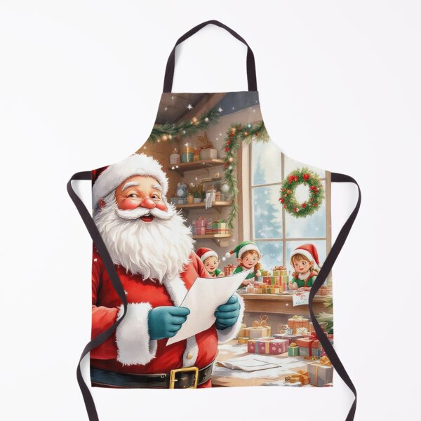 Item preview, Santa, check the list designed and sold by jefboutique6150.