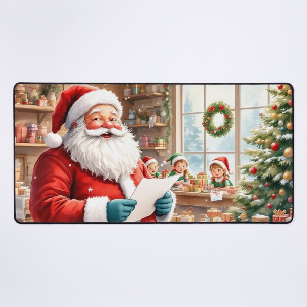 Item preview, Santa, check the list designed and sold by jefboutique6150.