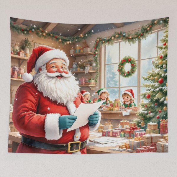 Item preview, Santa, check the list designed and sold by jefboutique6150.