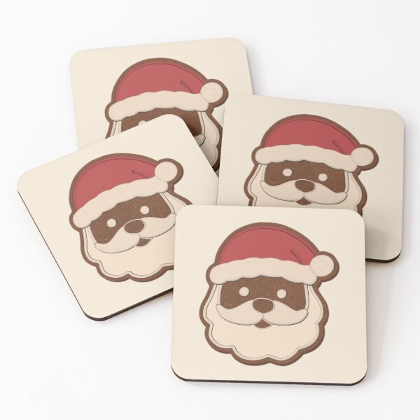 Item preview, Santa Cookie — Jolly Holiday Gingerbread Design designed and sold by DerpCat Sketches.