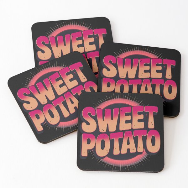 Item preview, Sweet Potato Grouchy Potato, Funny Sweet Potato Cute Retro Typography designed and sold by BLZART.