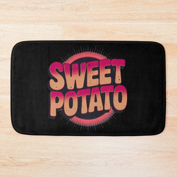 Item preview, Sweet Potato Grouchy Potato, Funny Sweet Potato Cute Retro Typography designed and sold by BLZART.