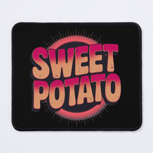 Item preview, Sweet Potato Grouchy Potato, Funny Sweet Potato Cute Retro Typography designed and sold by BLZART.