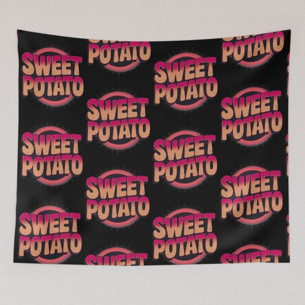 Item preview, Sweet Potato Grouchy Potato, Funny Sweet Potato Cute Retro Typography designed and sold by BLZART.