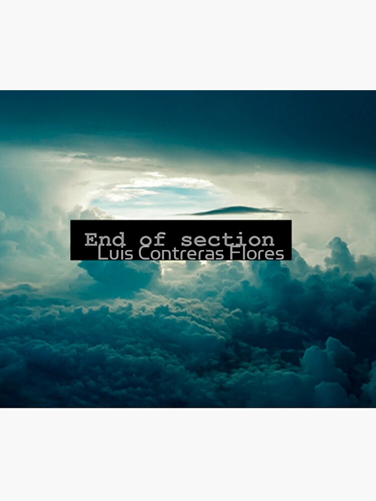 End of Section de luiscontreras