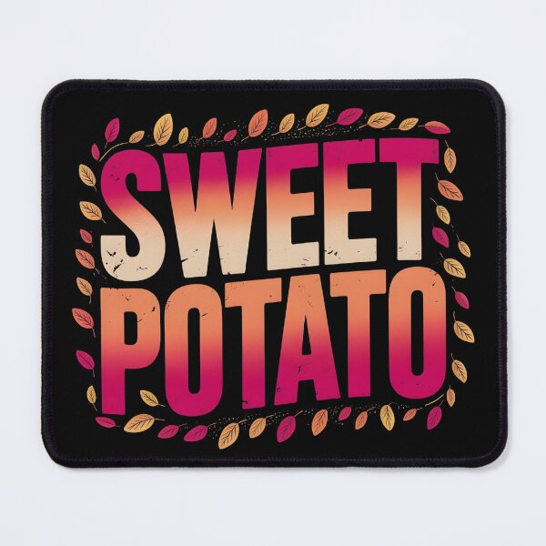 Item preview, Sweet Potato Grouchy Potato, Funny Sweet Potato Cute Retro Typography designed and sold by BLZART.