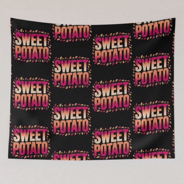 Item preview, Sweet Potato Grouchy Potato, Funny Sweet Potato Cute Retro Typography designed and sold by BLZART.