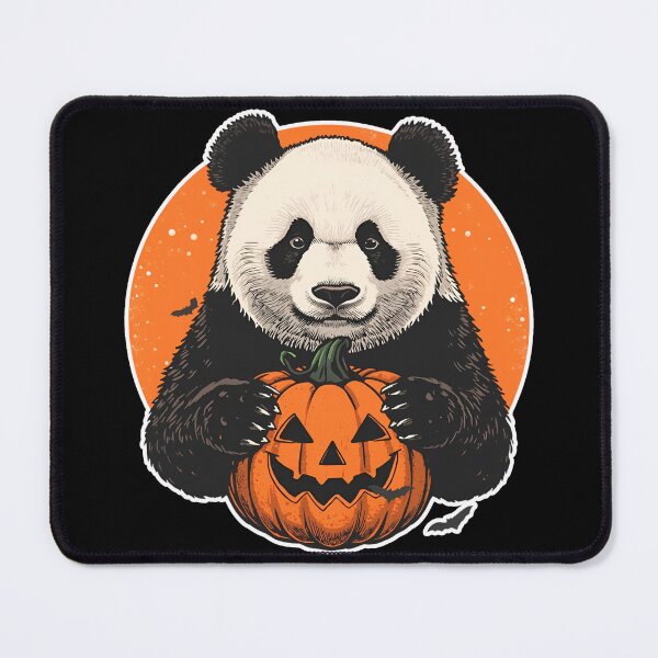 Item preview, Cute Panda Halloween Pumpkin designed and sold by ArtCustomDesign.