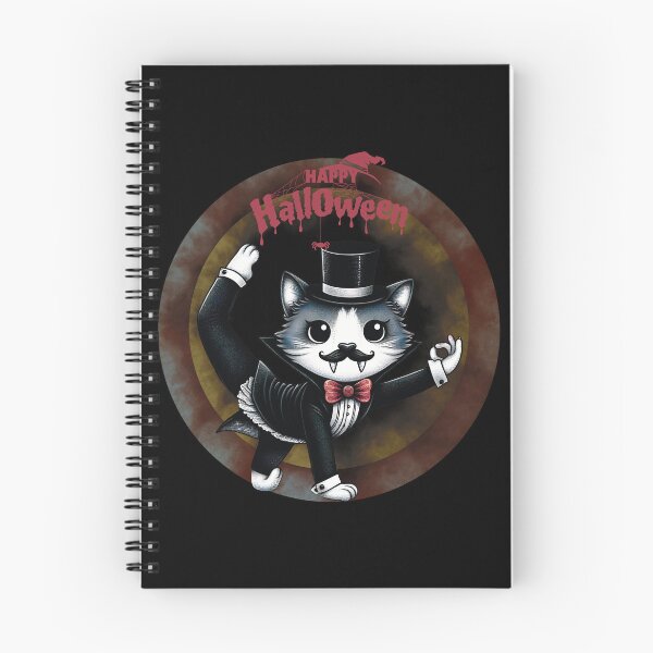 Item preview, Cat Happy Halloween Yoga94 025 designed and sold by HappyHavenStu.