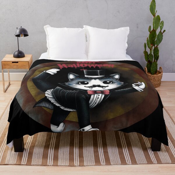 Item preview, Cat Happy Halloween Yoga94 025 designed and sold by HappyHavenStu.
