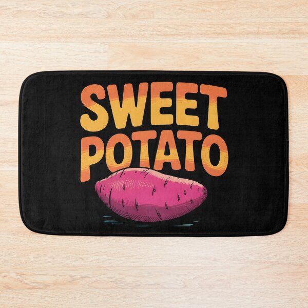 Item preview, Sweet Potato Grouchy Potato, Funny Sweet Potato Cute Retro Typography designed and sold by BLZART.