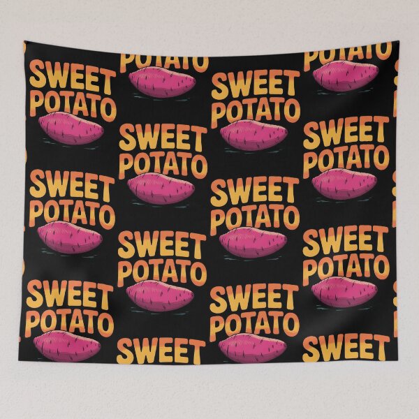 Item preview, Sweet Potato Grouchy Potato, Funny Sweet Potato Cute Retro Typography designed and sold by BLZART.