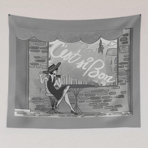 Item preview, C'est Si Bon (Monochrome) designed and sold by FrancoStyle.