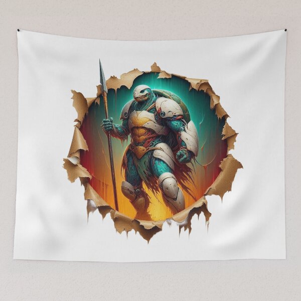 Item preview, Warrior turtle in white armor designed and sold by MadinaFatt.