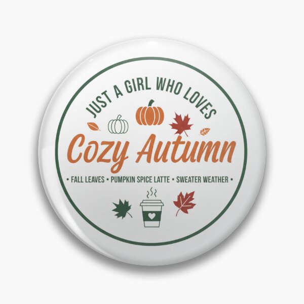 Item preview, Minimalist Just a Girl Who Loves Fall Typography - Clean Autumn Graphic designed and sold by Wear Sculpt.