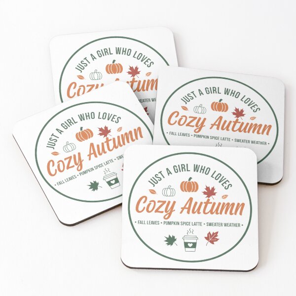 Item preview, Minimalist Just a Girl Who Loves Fall Typography - Clean Autumn Graphic designed and sold by Wear Sculpt.