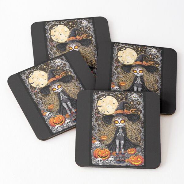 Item preview, Little Sugar Skull Halloween Witch IV designed and sold by Skulls & Calaveras.