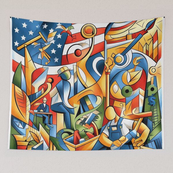 Item preview, Labor, Liberty, and Industry designed and sold by daweave77.