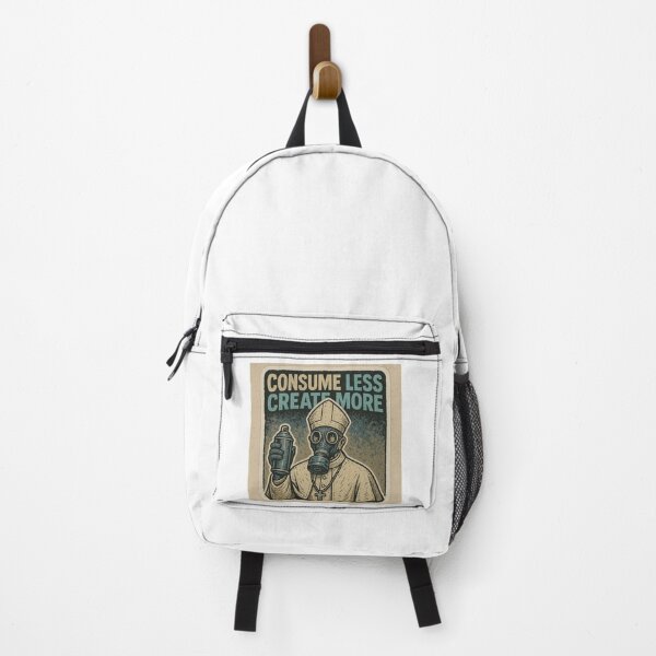 Item preview, The Pope with gas mask and spray paint can  designed and sold by The Art Academy.