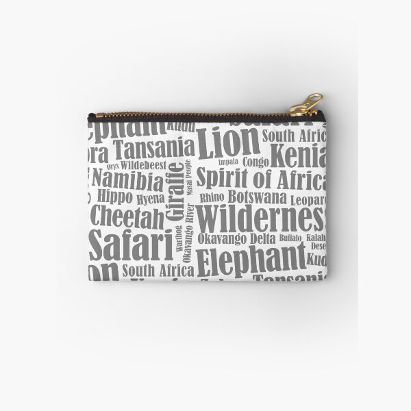 Item preview, Africa continent adventure wilderness elephant lion designed and sold by Helen-Storm.