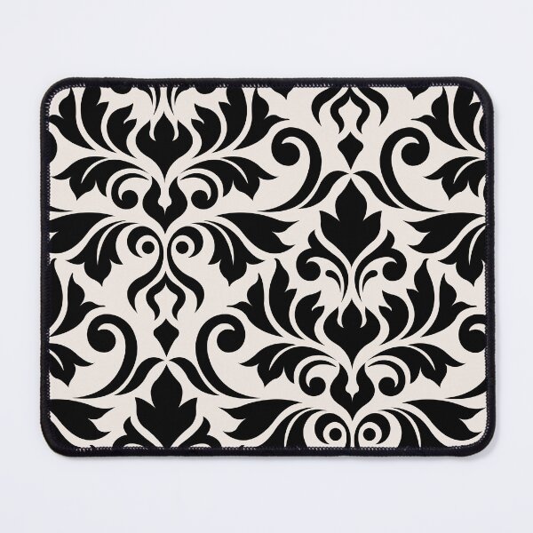 Item preview, Flourish Damask Art I Black on Cream designed and sold by NataliePaskell.