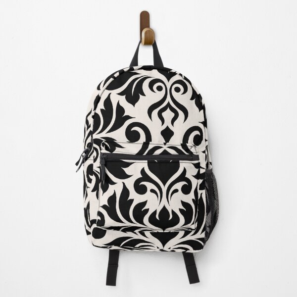 Item preview, Flourish Damask Art I Black on Cream designed and sold by NataliePaskell.