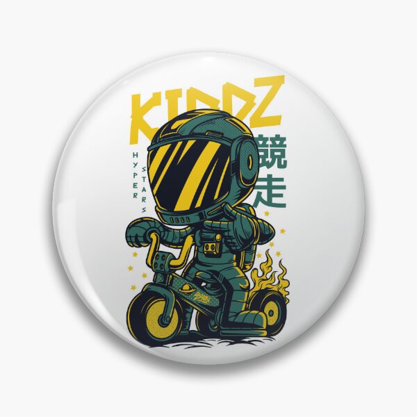 Artikelvorschau, Hyper Kid Racer – Futuristische Moto Rider Art entworfen und verkauft von BongoGraph.