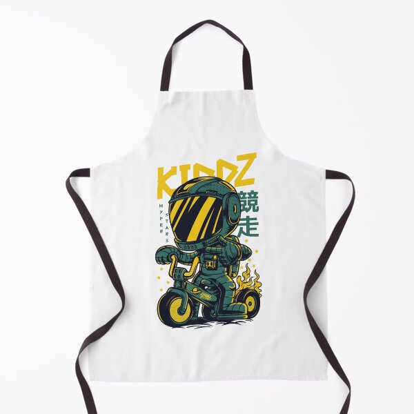 Item preview, Hyper Kid Racer – Futuristic Moto Rider Art designed and sold by BongoGraph.