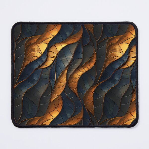 Item preview, Metallic Waves Abstract Pattern designed and sold by Jackflash2023.