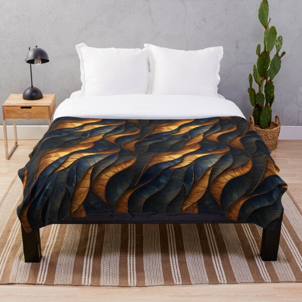 Item preview, Metallic Waves Abstract Pattern designed and sold by Jackflash2023.