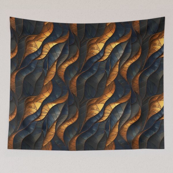 Item preview, Metallic Waves Abstract Pattern designed and sold by Jackflash2023.