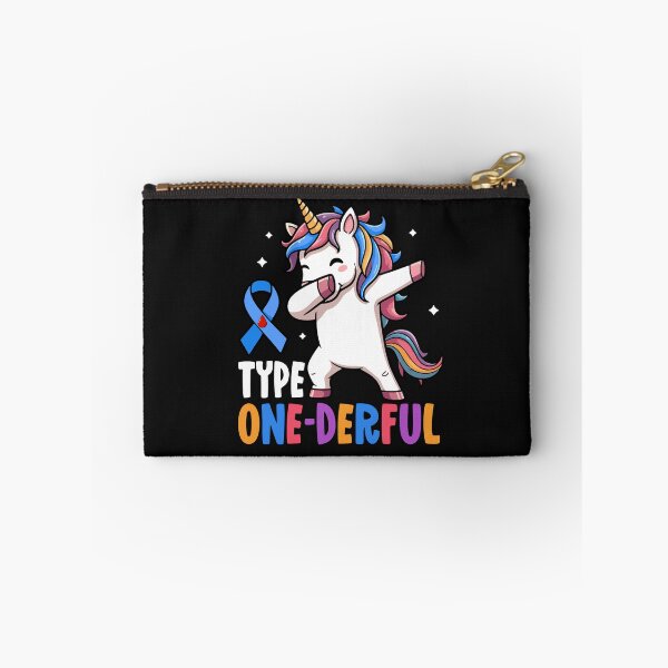 Item preview, Funny Diabetic Type 1 Diabetes T1D Type One-Derful Unicorn T-Shirt designed and sold by ChockletBoy.