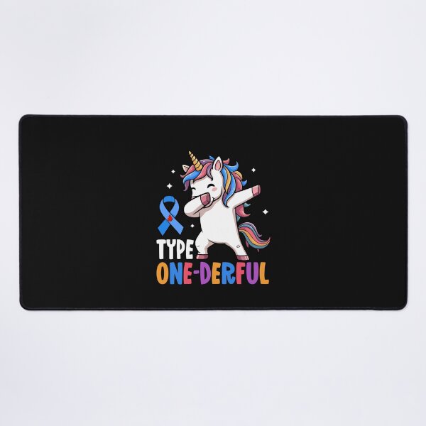 Item preview, Funny Diabetic Type 1 Diabetes T1D Type One-Derful Unicorn T-Shirt designed and sold by ChockletBoy.