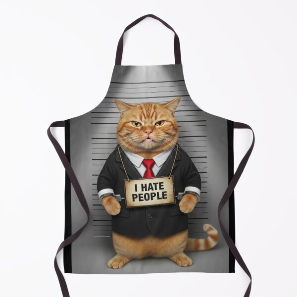 Item preview, MAD CAT: I hate people designed and sold by FotoLibreStudio.
