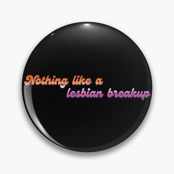 Item preview, Nothing like a lesbian breakup - lesbian breakup humor sticker designed and sold by r2e1a.