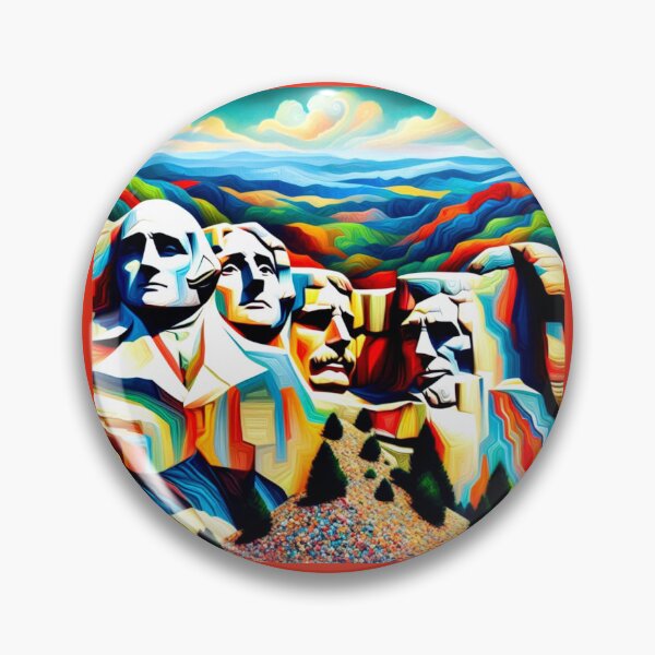Item preview, Psychedelic Mt. Rushmore designed and sold by daweave77.