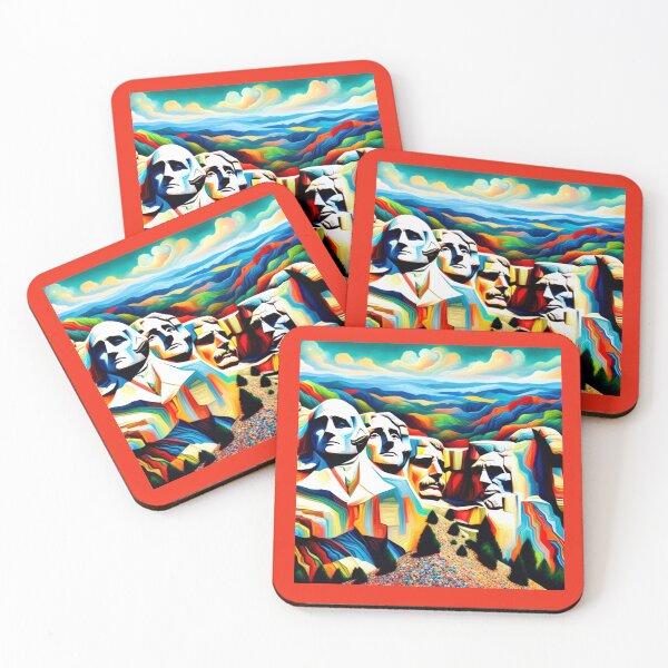 Item preview, Psychedelic Mt. Rushmore designed and sold by daweave77.