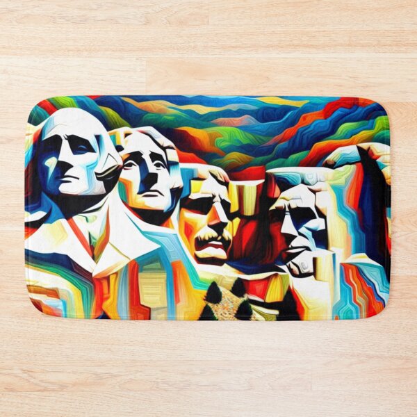 Item preview, Psychedelic Mt. Rushmore designed and sold by daweave77.