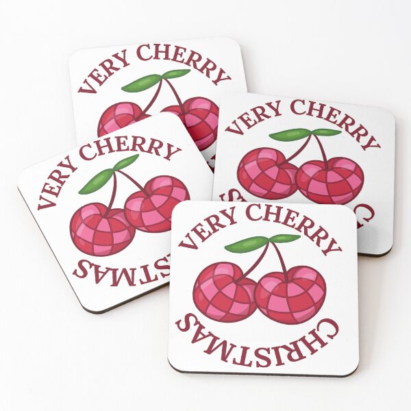 Item preview, Very Cherry Christmas – Cute Retro Holiday Cherry Design designed and sold by Brainy Bites19.