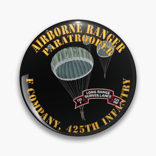 Item preview, Army - Airborne Ranger - F Company- 425th Infantry (Ranger) designed and sold by Military Insignia Products.