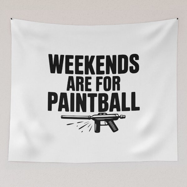 Item preview, Weekends Are For Paintball designed and sold by Frank Ring.