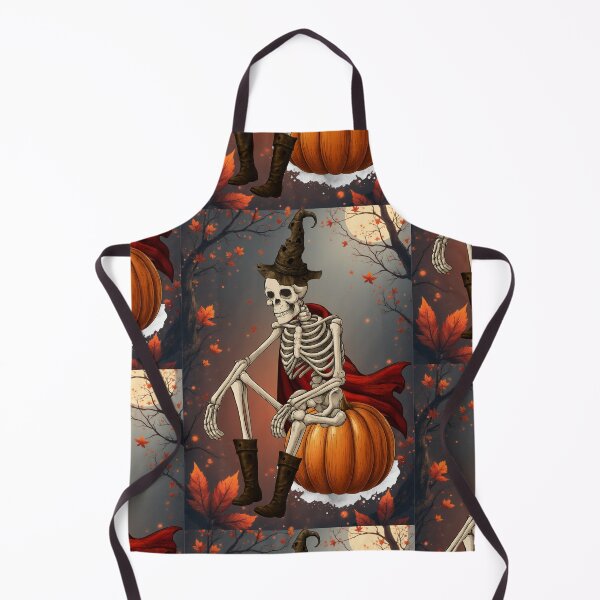 Item preview, Skeleton with Red Cape on Pumpkin designed and sold by tinkeybabes.