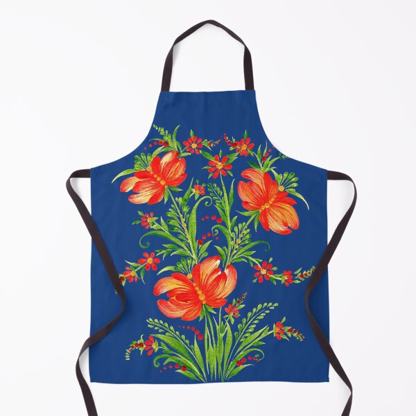 Item preview, Ukrainian art Petrykivka art Red Ukrainian flowers designed and sold by Sunflower-7.