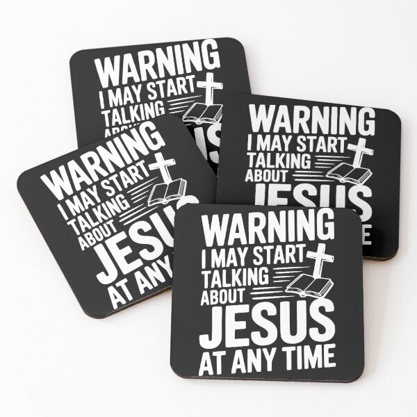 Item preview, Warning I May Start Talking About Jesus At Any Time designed and sold by Frank Ring.